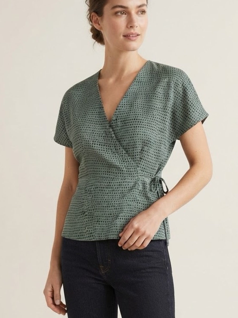 & Other Stories Wrap Top Size 4